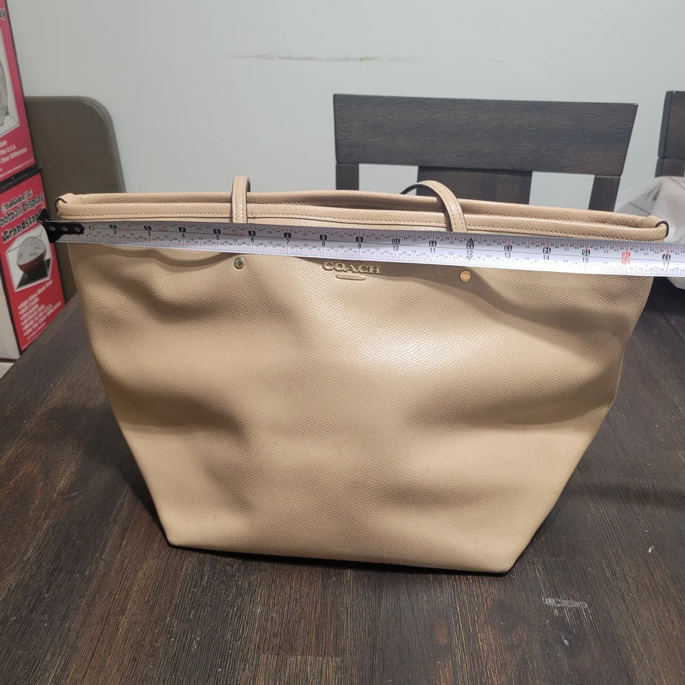 Coach Tan Leather‎ Tote Bag